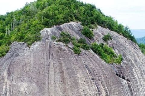 landscape view of Looking Glass Rock nose
